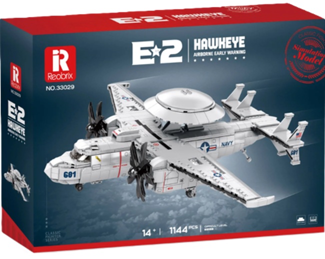 Constructor Reobrix Technic - Avion E2 Hawkeye, 1144 piese
