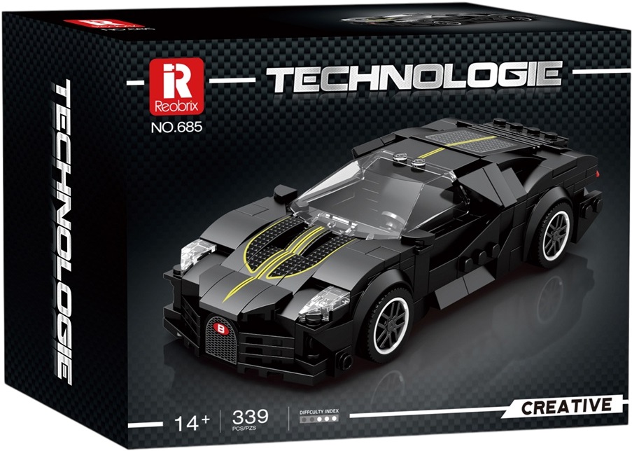 Constructor Reobrix Technologie - Bugatti La Voiture Noire, 1:24 (685)