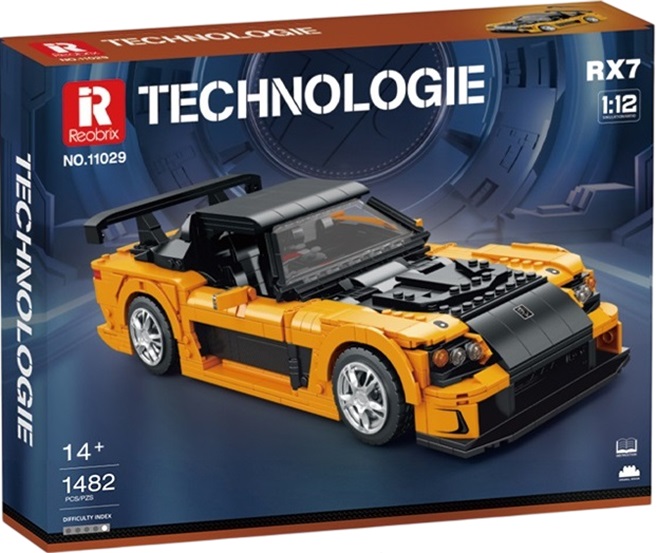 Constructor Reobrix Technologie - Mazda RX7, 1:12 (11029)