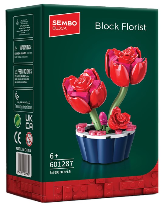 Constructor Sembo Block - Trandafiri de munte, 106 piese
