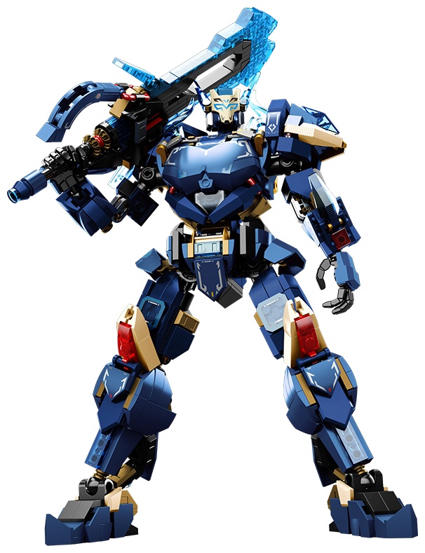 Constructor Sembo Block - Qinglong Mecha, 821 piese