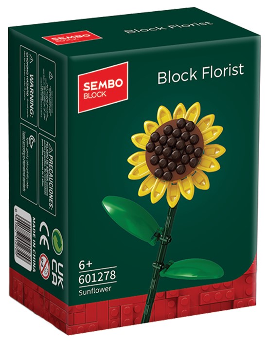 Constructor Sembo Block - Floarea-soarelui, 96 piese