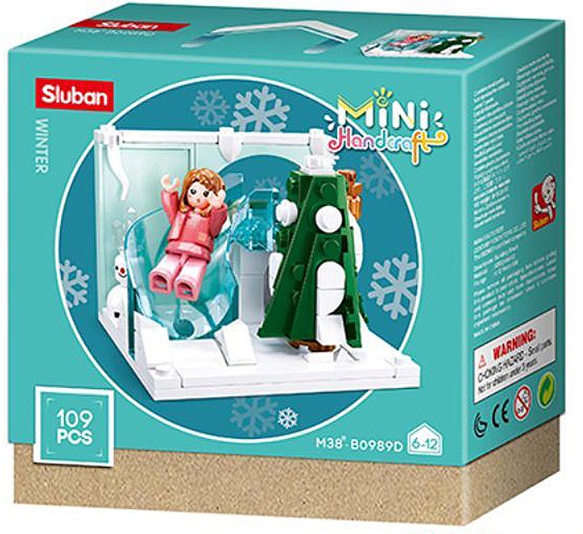 Constructor Sluban Girl's Dream - Mini Handcraft, iarnă, 109 părți