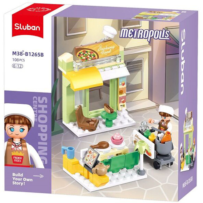 Constructor Sluban Metropolis - Mâncare rapidă, 108 părți