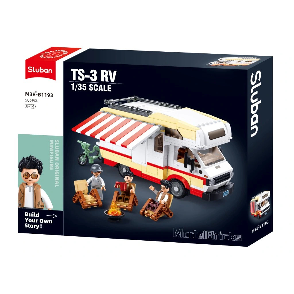 Constructor Sluban Model Bricks – Rulotă, 506 piese