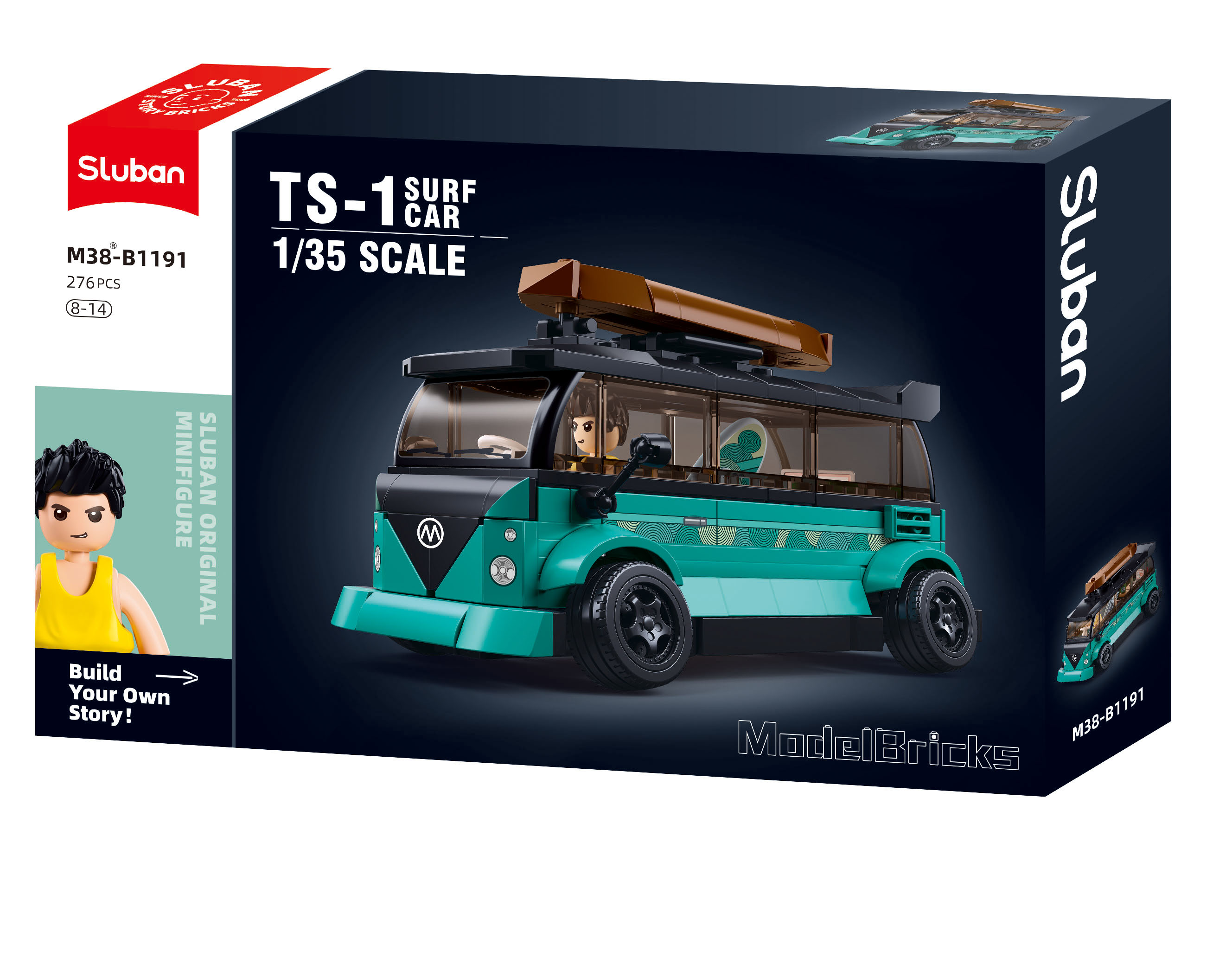 Constructor Sluban Model Bricks – Surfing, 276 piese