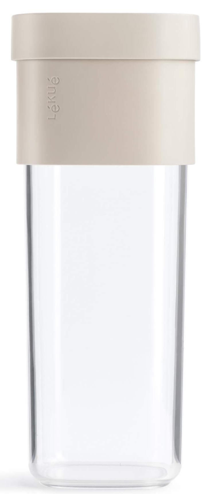 Recipient de depozitare Lekue – Flip, 1.35-1.6 l, bej
