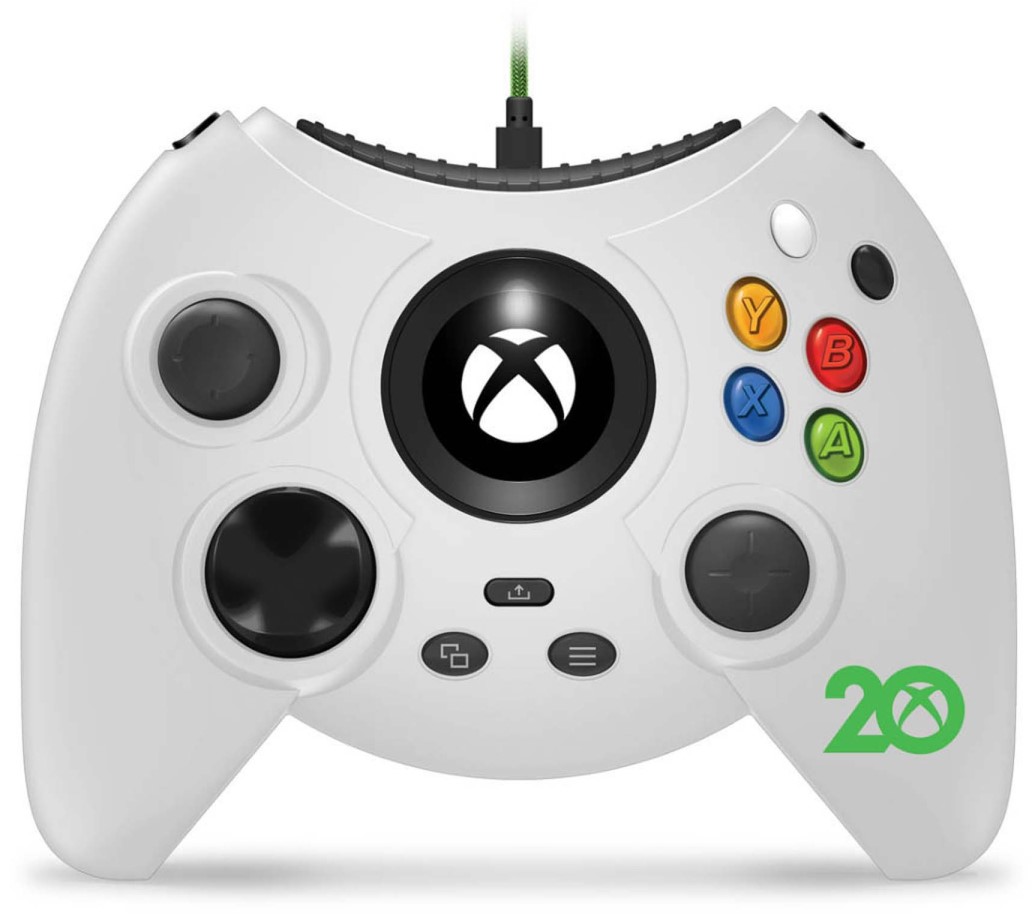Controller Hyperkin - Duke, Xbox 20th Anniversary Limited Edition, alb (Xbox One/Series X/S/PC)