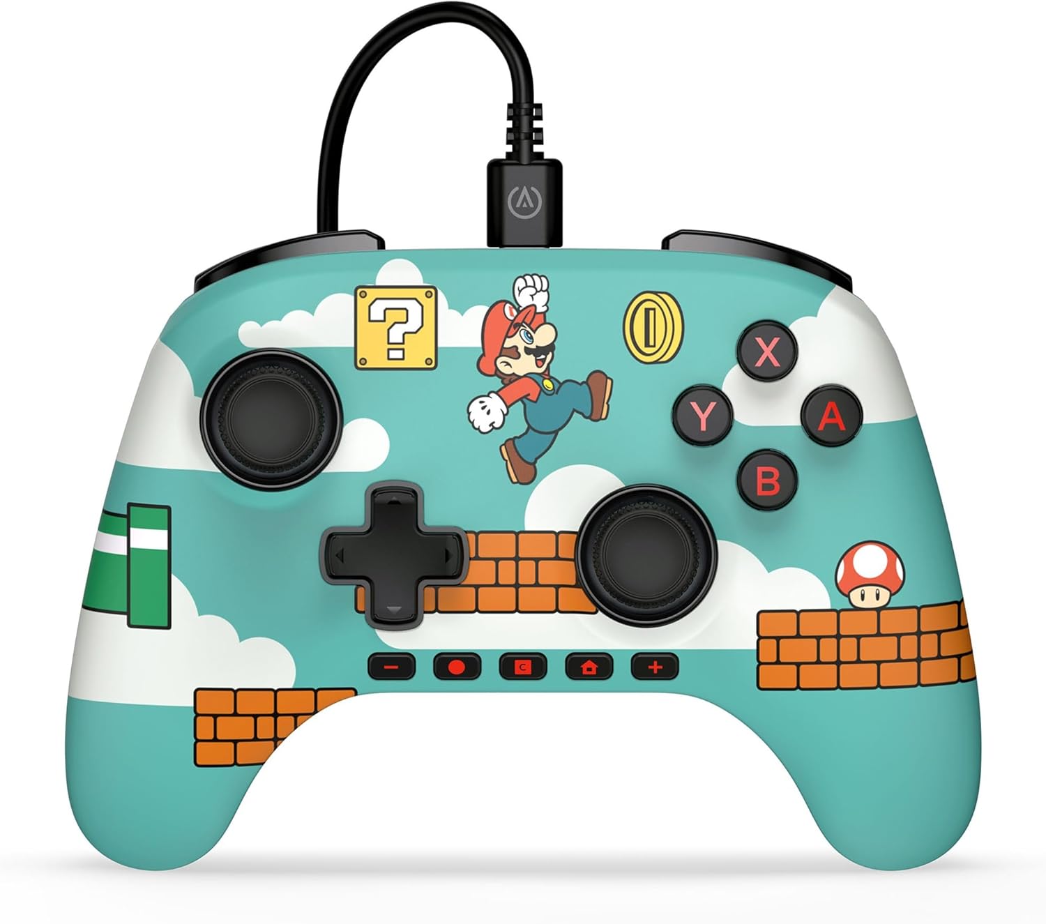 Controlor PowerA - Advantage, cu fir, Mario Time (Nintendo Switch 2)