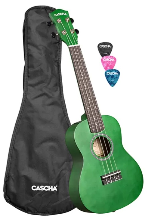 Ukulele concert Cascha - CUC104, verde