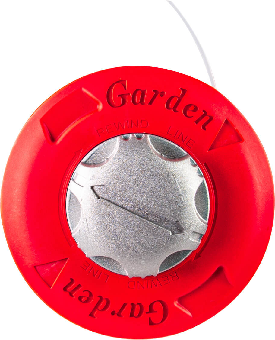Fir cu cap de trimer cu înfășurare ușoară și buton metalic Raider - M10x1.25LH Red PA RD