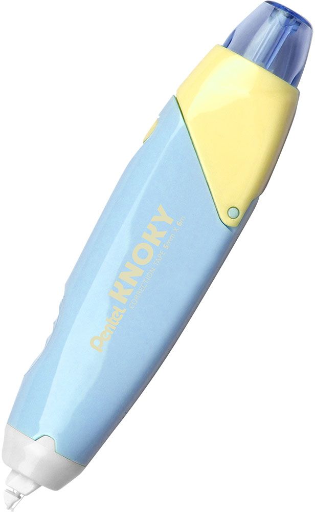 Bandă corectoare Pentel - Knoky, 5 mm x 6 m, albastru