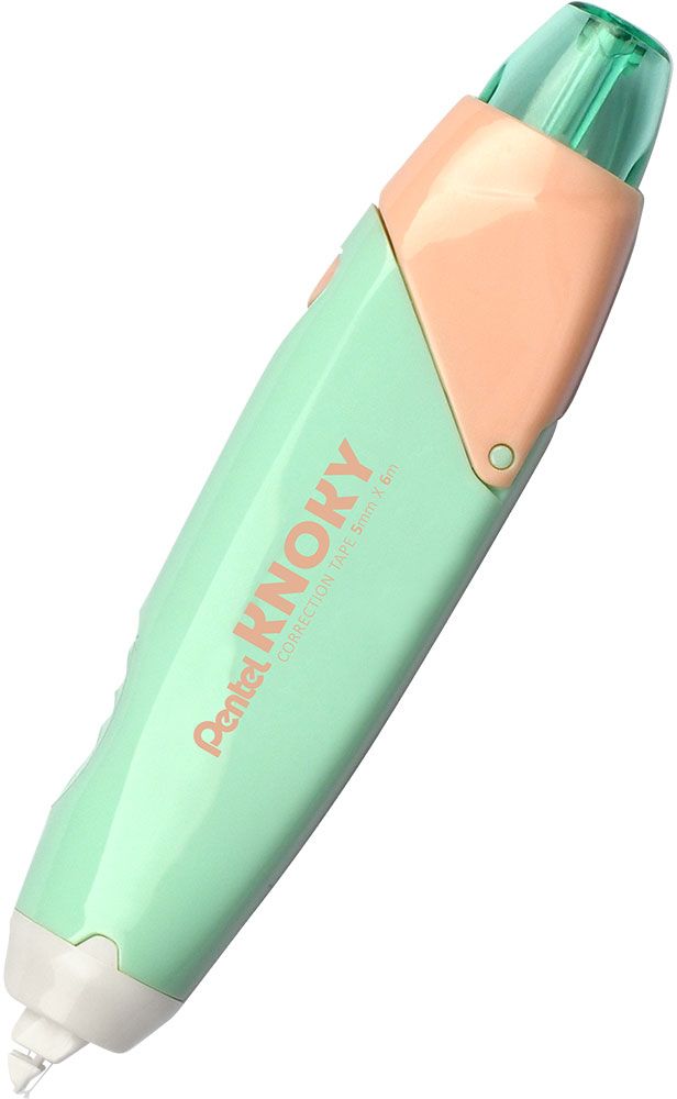 Pentel Corector Tape - Knoky, 5 mm x 6 m, verde
