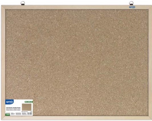 Panou de pluta Spree cu rama MDF 90 х 120 cm
