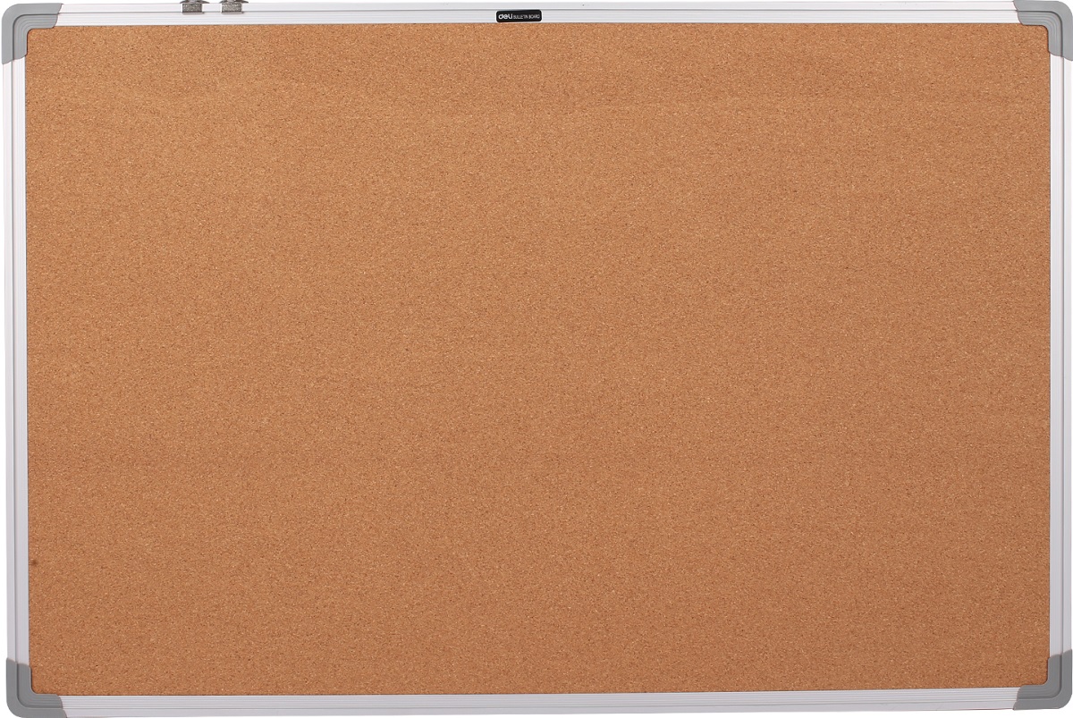 Tablă de plută Deli Universal - E39053, 90 x 60 cm, cadru din aluminiu