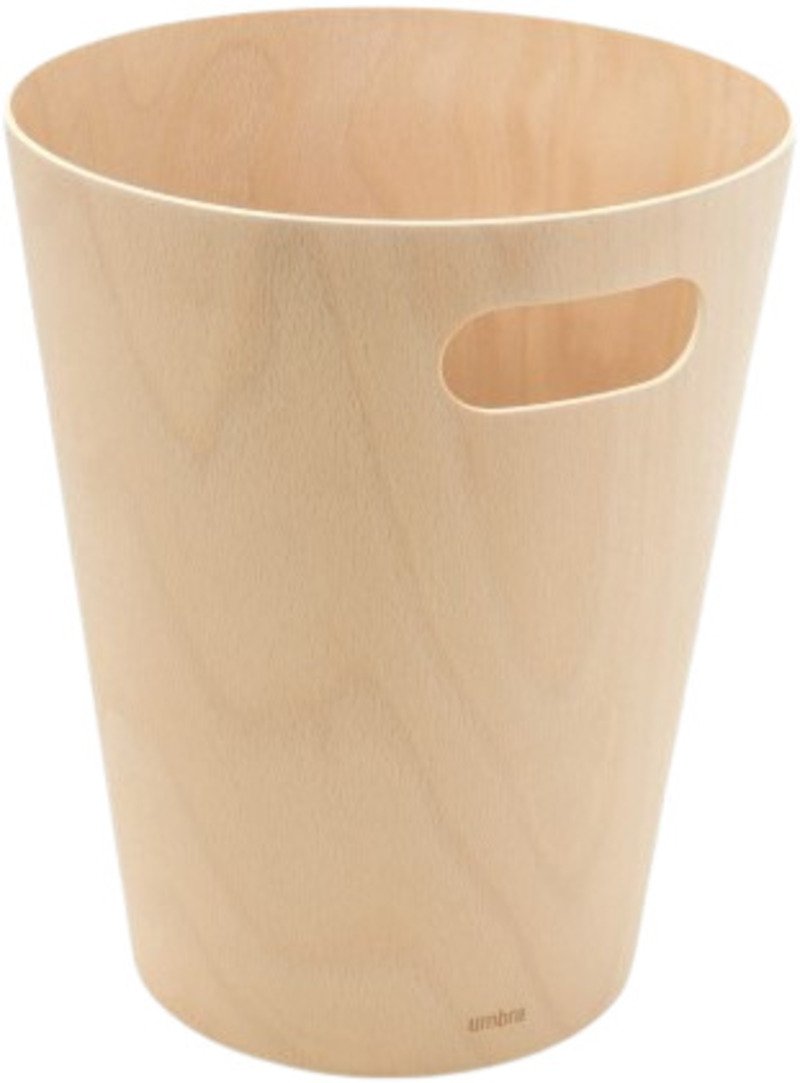 Coș de gunoi Umbra - Woodrow, 7.5 L, lemn