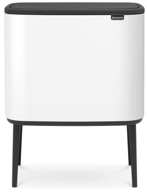 Coș de gunoi Brabantia - Bo Touch, 11 + 23 l, White