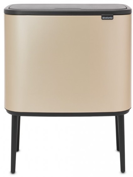 Coș de gunoi Brabantia - Bo Touch, 36 l, Champagne