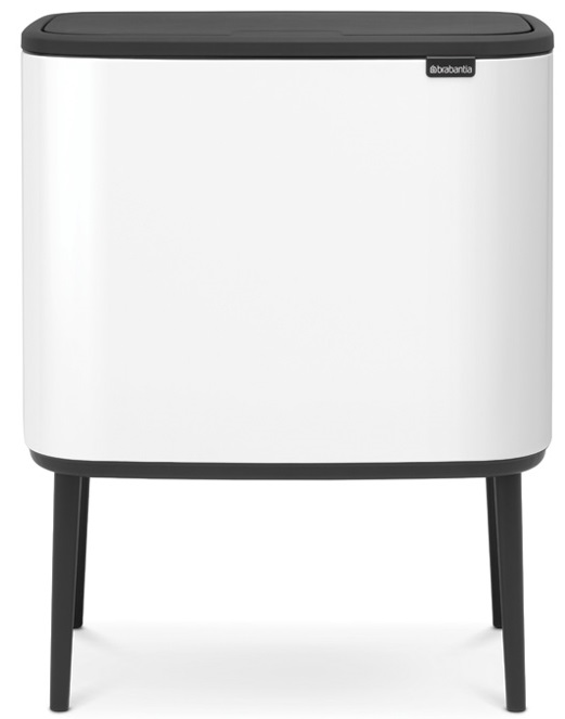 Coș de gunoi Brabantia - Bo Touch, 3 x 11 l, White