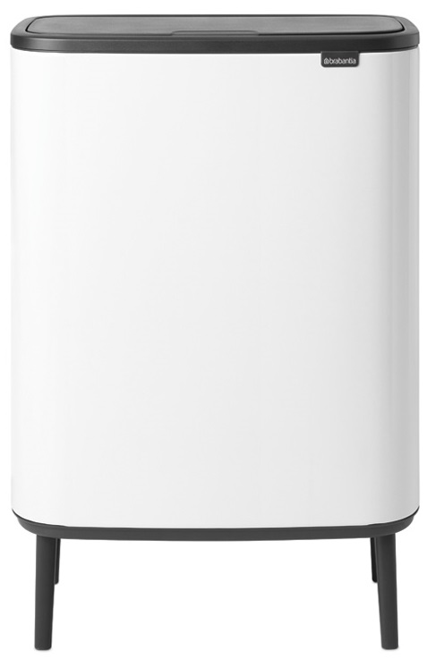 Coș de gunoi Brabantia - Bo Touch Hi, 60 l, White