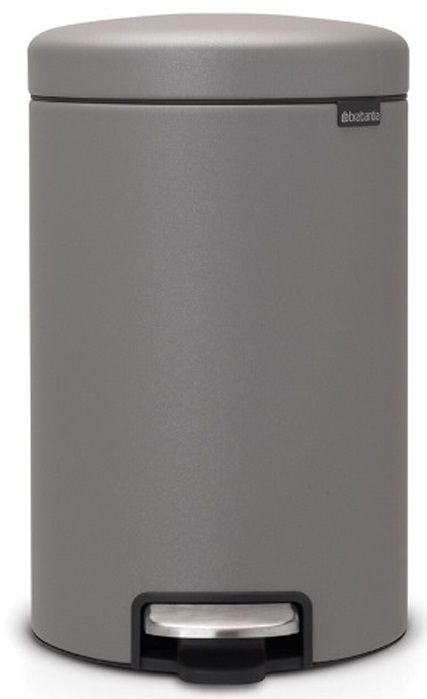 Coș de gunoi Brabantia - NewIcon, 12 l, Mineral Concrete Grey