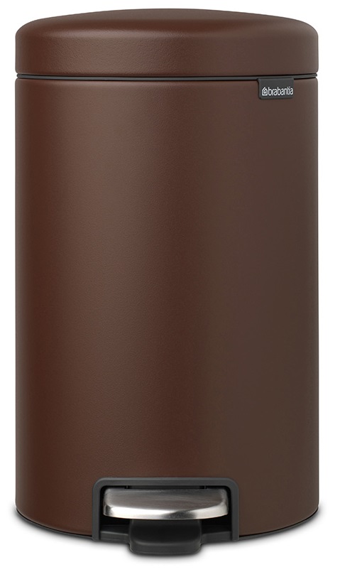 Coș de gunoi Brabantia - NewIcon, 12 l, Мineral Cosy Brown