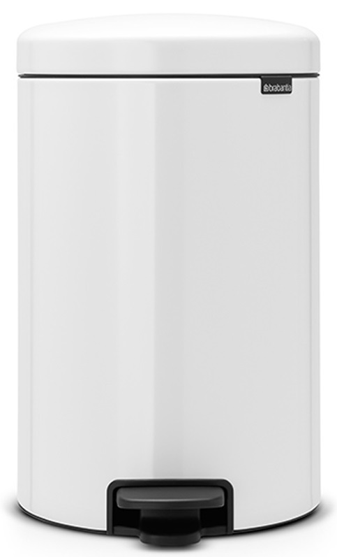 Coș de gunoi Brabantia - NewIcon, 20 l, Metallic White