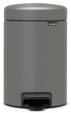 Coș de gunoi Brabantia - NewIcon, 3 l, Mineral Concrete Grey