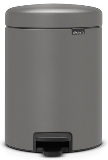 Coș de gunoi Brabantia - NewIcon, 5 l, Mineral Concrete Grey