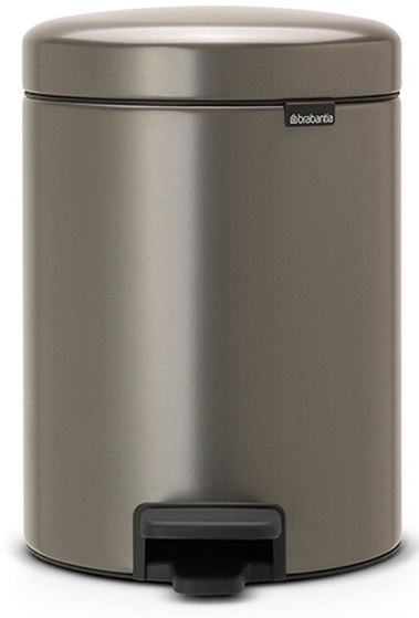 Coș de gunoi Brabantia - NewIcon, 5 l, Platinum