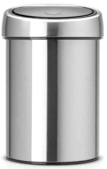 Coș de gunoi Brabantia - Touch Bin, 3 l, Matt Steel