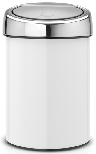Coș de gunoi Brabantia - Touch Bin, 3 l, White