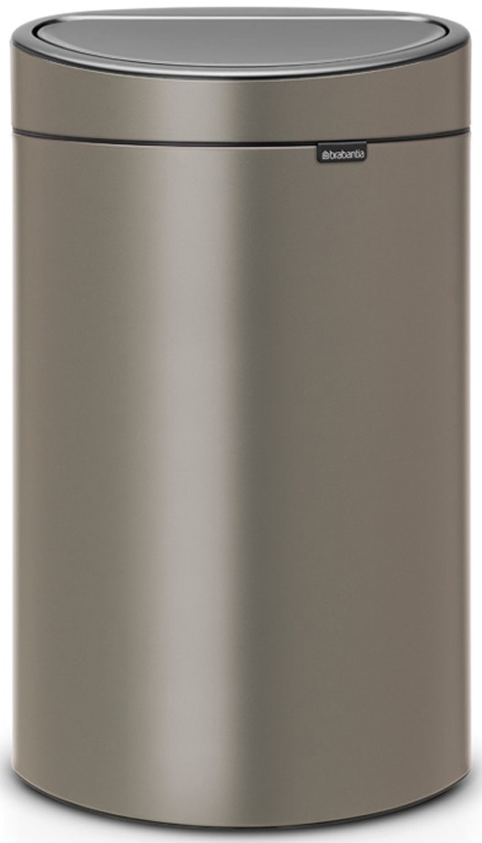 Coș de gunoi Brabantia - Touch Bin New, 40 l, Platinum