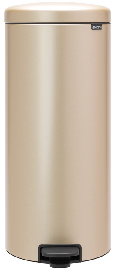 Coș de gunoi cu pedală Brabantia - NewIcon, 30 l, șampanie