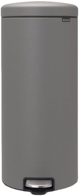 Coș de gunoi cu pedală Brabantia - NewIcon 30 l, gri