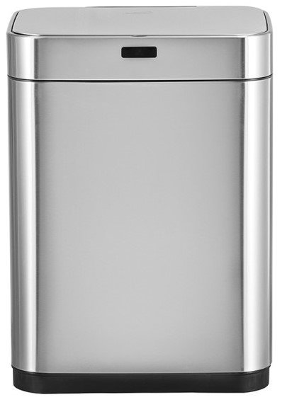 Coș de gunoi cu senzor Inter Ceramic - ICSA 8174PVD, 60 l, argintiu