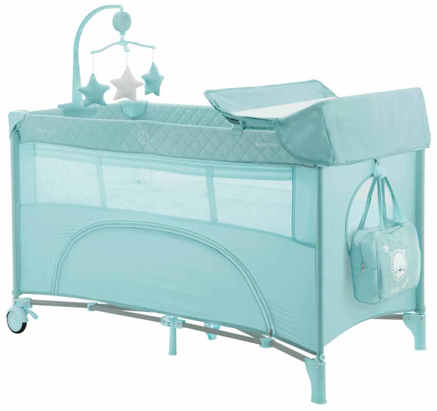 Patut pe doua nivele KikkaBoo - Nighty Night, verde
