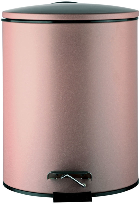 Coș de baie Estia - Classic, 5 l, roz mat