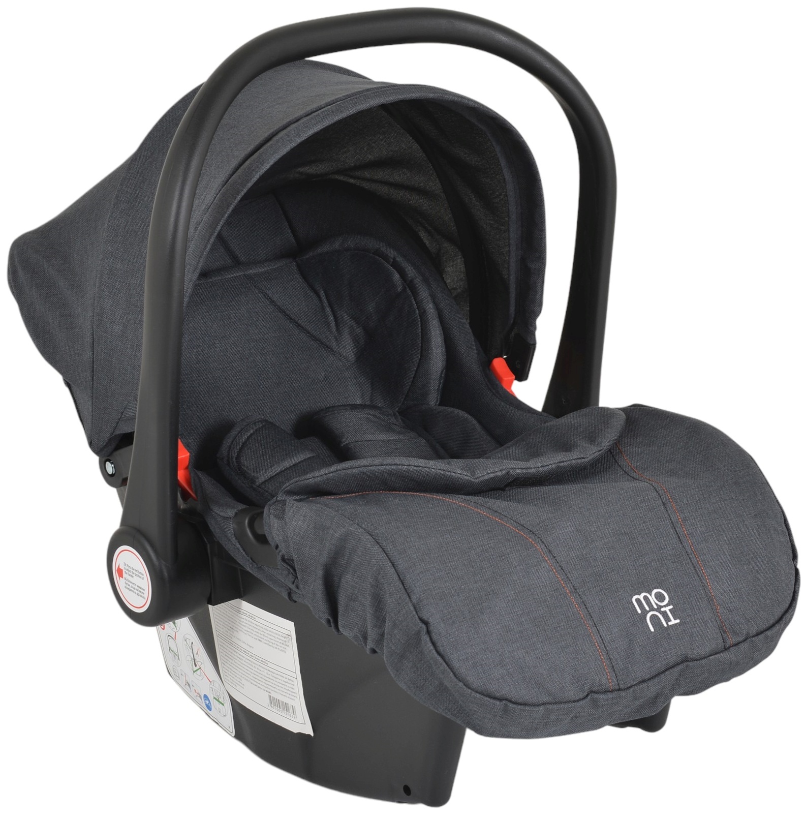 Scoica auto Moni - Trio, I-Size, 40-87 cm, neagră