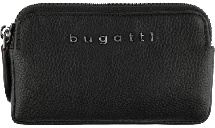 Husa pentru chei din piele Bugatti Bella - negru
