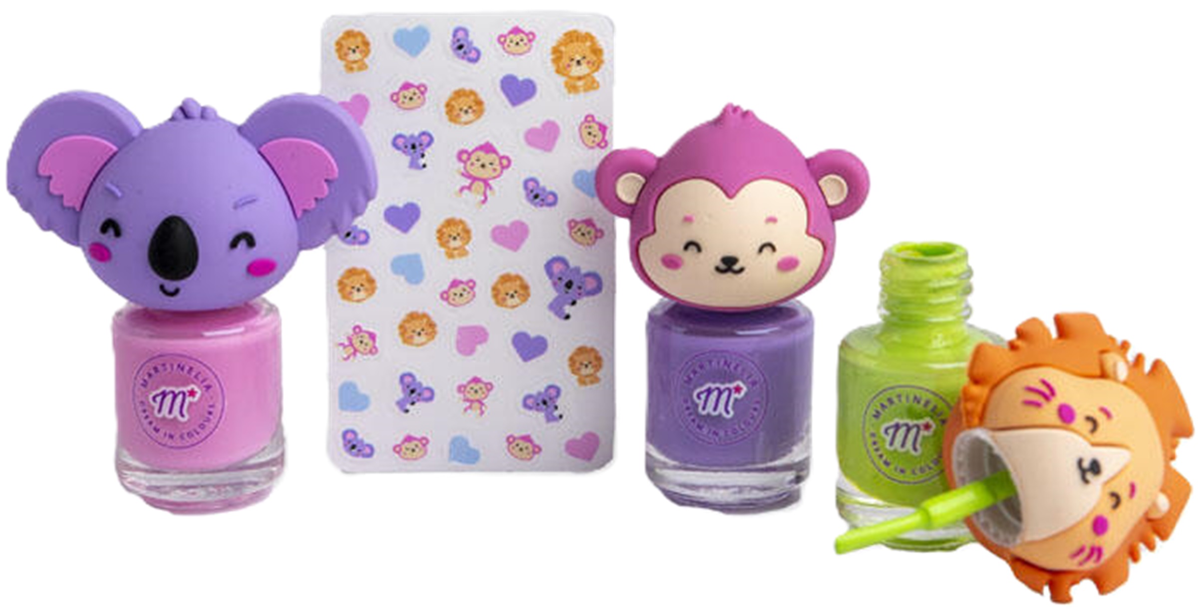 Set cosmetic Martinelia My Best Friends - Oje și stickere pentru unghii