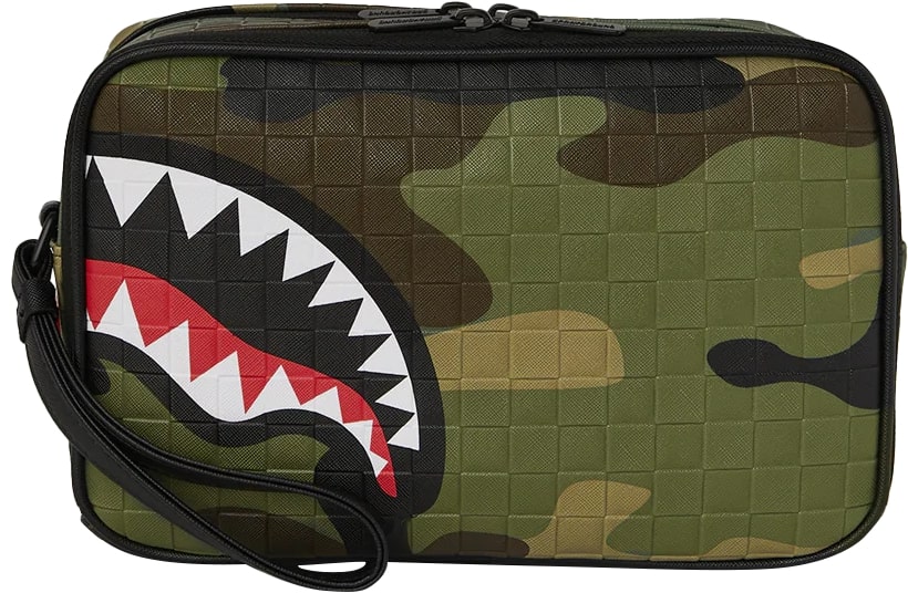 Geantă cosmetică Sprayground - Model Woodland Camo Check