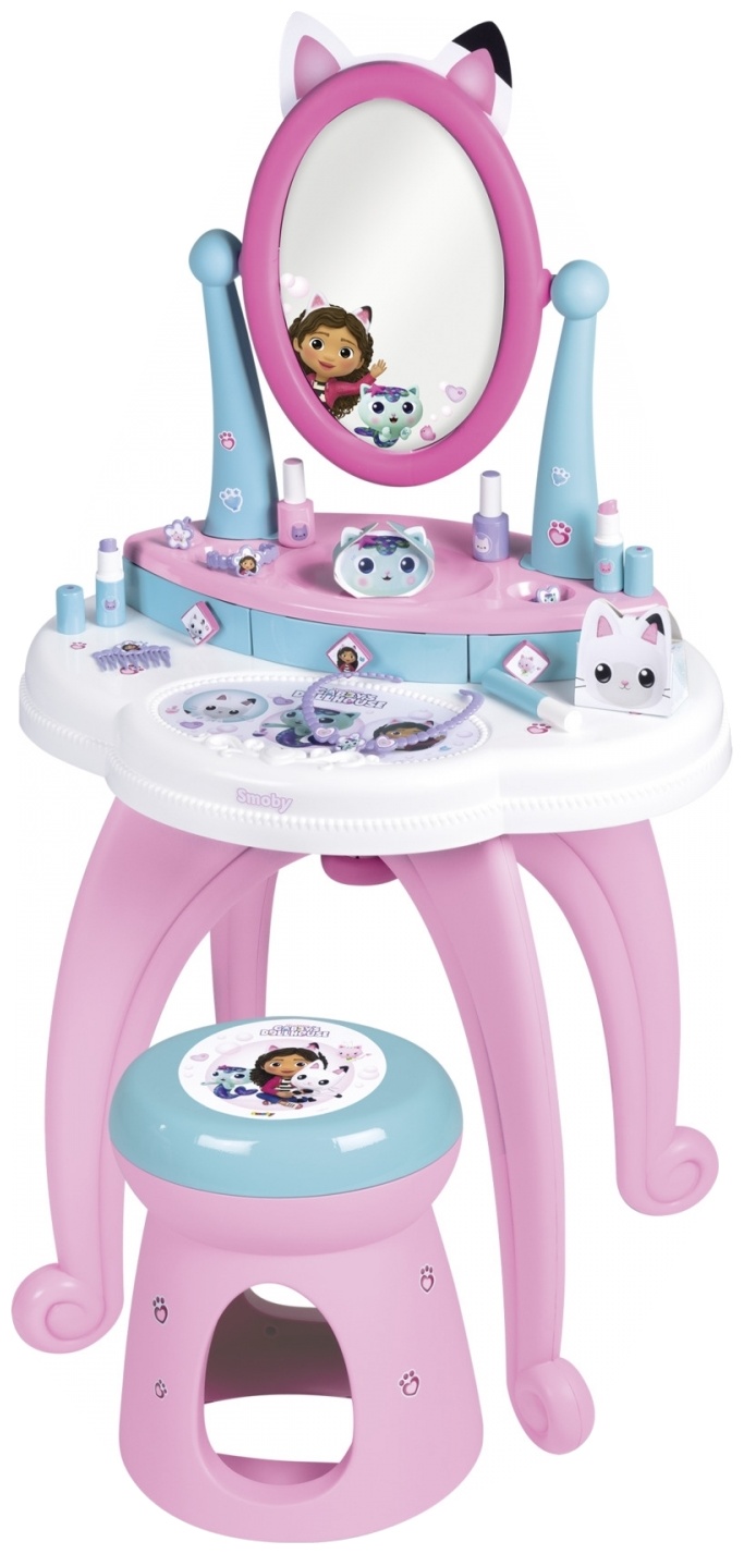Masă de toaletă cosmetică 2 în 1 Smoby - Gabby's Dollhouse