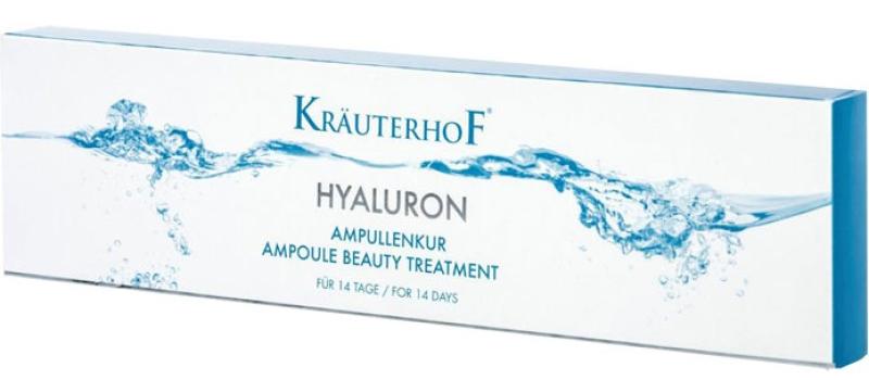 Krauterhof Hyaluron+ Fiole cu acid hialuronic, 14 x 2 ml