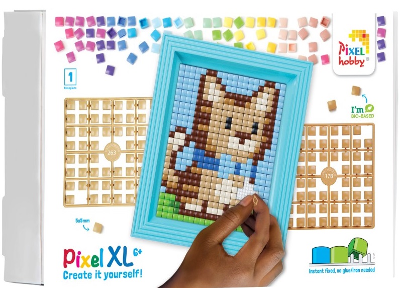 Set creativ Pixelhobby - Mozaic cu cadru și pixeli XL, pisoi