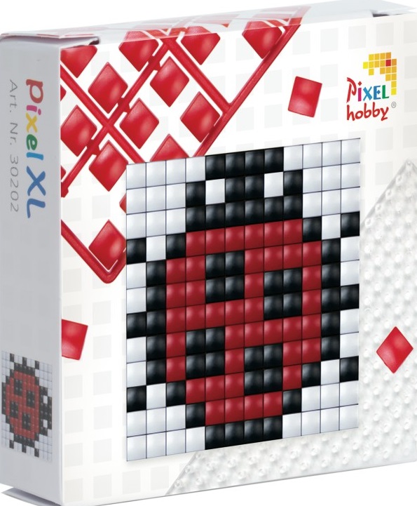 Set creativ cu pixeli Pixelhobby - XL, Buburuza