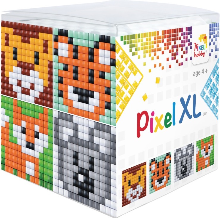 Set creativ cu pixeli Pixelhobby - XL, Cub, Fauna salbatica