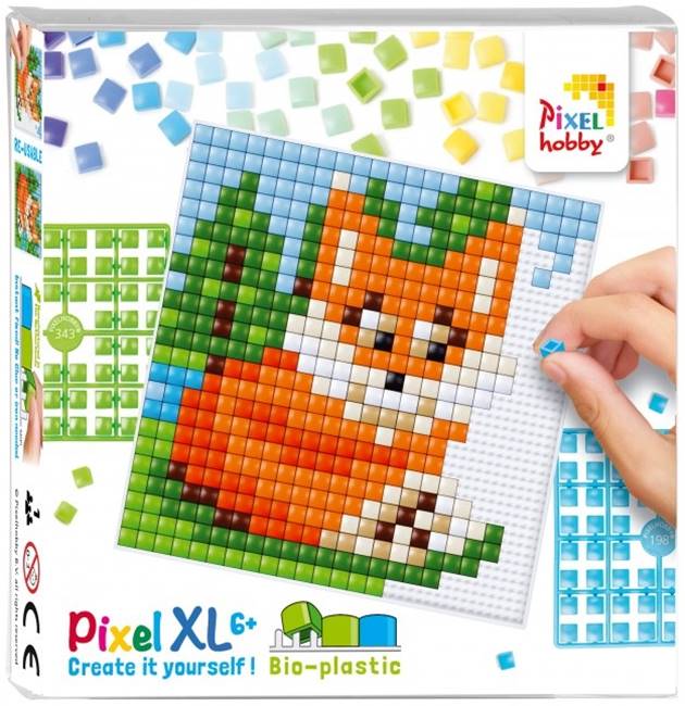 Set de pixeli creativ  Pixelhobby - XL, Vulpe