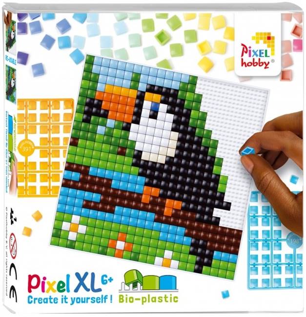 Set de pixeli creativ  Pixelhobby - XL, Tucanul