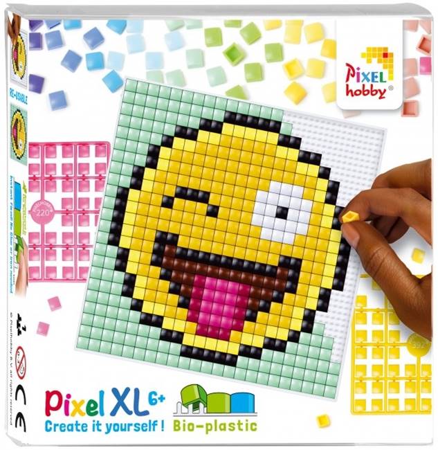 Set de pixeli creativ  Pixelhobby - XL, Zâmbet